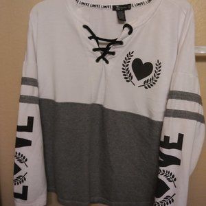 Women Plus Size Love Sweater